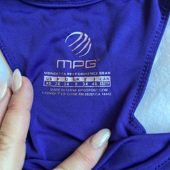 Lululemon Purple Athletic Tank Top - Picture 3 of 7